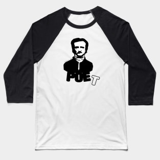 Edgar Allan Poe Poet Baseball T-Shirt